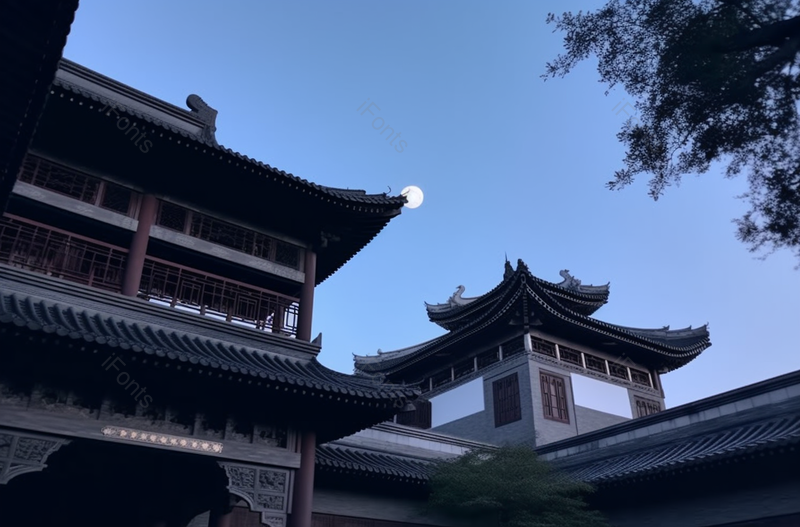 旅游景点传统的庭院建筑背景,高清,摄影图,摄影图片,图片大全,摄影图免费下载